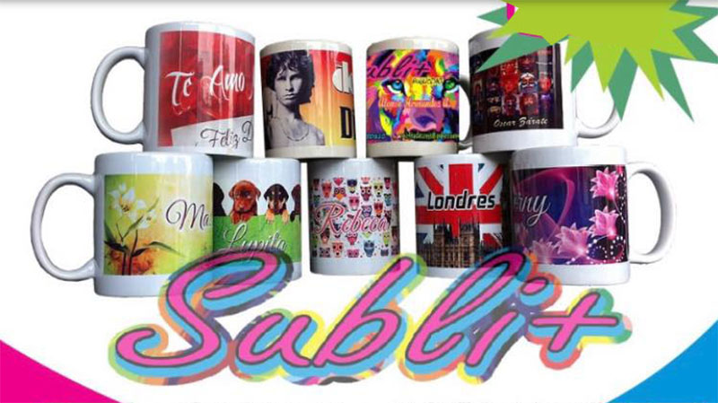 sublimación de tazas